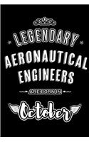Legendary Aeronautical Engineers are born in October: Blank Line Journal, Notebook or Diary is Perfect for the October Borns. Makes an Awesome Birthday Gift and an Alternative to B-day Present or a Card