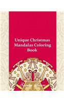 Unique Christmas Mandalas Coloring Book