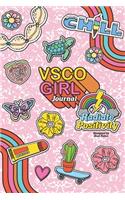 VSCO Girl Journal: Lined notebook (6 x 9 size) for girls who love scrunchies, saving the turtles, and other vsco girl stuff
