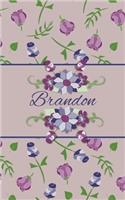 Brandon: Small Personalized Journal for Women and Girls