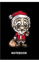 Notebook: Bubblehead Santa Claus