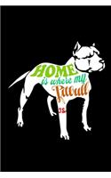 Home is where my Pitbull is: 110 Game Sheets - SeaBattle Sea Battle Blank Games - Soft Cover Book for Kids for Traveling & Summer Vacations - Mini Game - Clever Kids - 110 Lined