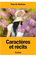 Caractères et récits