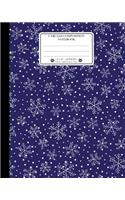 Unruled Composition Notebook. 8 X 10. 120 Pages. Winter and Christmas Time