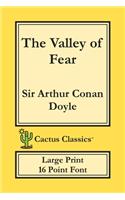 The Valley of Fear (Cactus Classics Large Print)