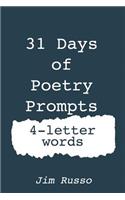 31 Days of Poetry Prompts