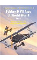 Fokker D VII Aces of World War 1