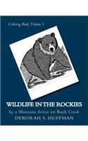 Wildlife in the Rockies: Coloring Book