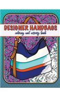 designer handbags coloring and activity book
