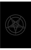 Satanic Pentagram: Journal and Notebook