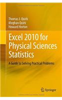 Excel 2010 for Physical Sciences Statistics
