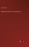 Memorial Volume of Sacred Poetry