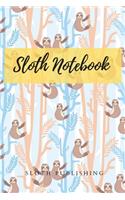 Sloth Lined Journal Notebook: my lovely animal: 120 pages 6*9 inches with Matte finished Cover: my lovely animal