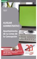 Auxiliar Administrativo de la Linea de la Concepcion. Test