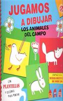 JUGAMOS A DIBUJAR, LOS ANIMALES DEL CAMPO (Spanish Edition)