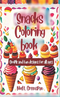 Snacks Coloring book