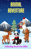 Animal Adventure - Coloring Book for Kids