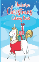 Unicorn Christmas Coloring Book