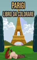 Parigi Libro da Colorare