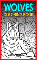 Wolves Coloring Book