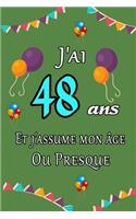 J'ai 48 ans et j'assume mon âge ou presque joyeux anniversaire