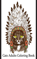 Cats Adults Coloring Book: An Adult Coloring Book Gift for Kitten Lovers