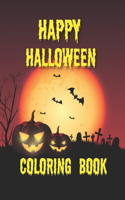 Happy Halloween Coloring Book