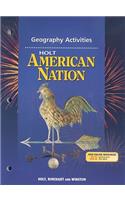 Holt American Nation Geography Activities