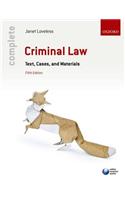 Complete Criminal Law