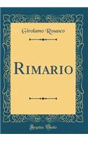 Rimario (Classic Reprint)