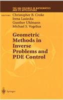 Geometric Methods in Inverse Problems and Pde Control