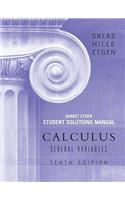 Calculus: Several Variables, 10e (Chapters 13 - 19) Student Solutions Manual