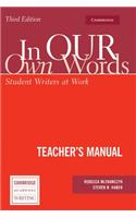 In our own Words Teacher's Manual