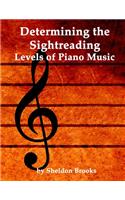 Determining the Sightreading Levels of Piano Music