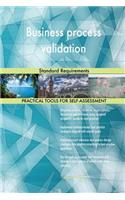 Business process validation Standard Requirements