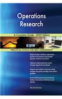 Operations Research A Complete Guide - 2020 Edition