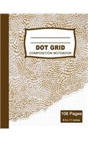 Dot Grid Composition Notebook