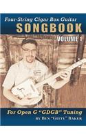 Four-String Cigar Box Guitar Songbook Volume 1