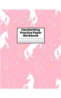Handwriting Practice Paper Workbook