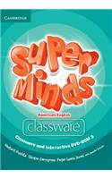 Super Minds American English Level 3 Classware and Interactive DVD-ROM