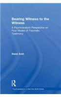 Bearing Witness to the Witness