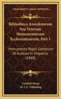Bibliotheca Anecdotorum Seu Veterum Monumentorum Ecclesiasticorum, Part 1
