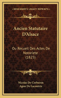 Ancien Statutaire D'Alsace