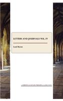 Letters and Journals Vol. IV