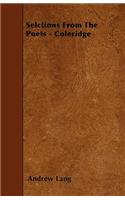 Selctions From The Poets - Coleridge