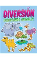 Diversion coloreando animales: (Spanish)