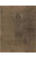 Monogram "J" Grid Sketchbook