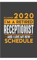 Planner 2020 for retired RECEPTIONIST