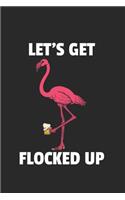Flamingo Bier Notizbuch: Flamingo Bier Notizbuch für Liebhaber / Notizheft / Notizblock A5 (6x9in) Dotted Notebook / Punkteraster / 120 gepunktete Seiten