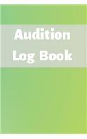Audition Log Book